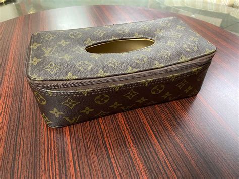 louis vuitton tissue holder|Louis Vuitton Tissue Box Holder .